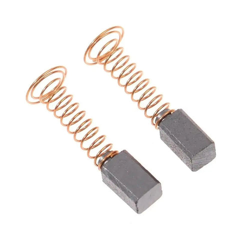 2 Pack Heavy Duty Carbon Brushes For Smooth Rotary Tool Operation On 3000 And 200 Series Models, featuring copper springs and carbon blocks.