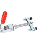 Heavy-Duty Double Headed Push Pull Toggle Clamp With 65.5mm Stroke And 700 Lbs Clamping Force, Iron Construction And Rubber Pressure Heads