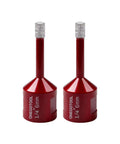 Front view: two red ONEGOTOOL 1/4 in (6mm) diamond hole saw bits, 2 pcs, for angle grinders