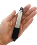 Hand holding 12V Small Linear Actuator With 30mm Stroke And 70N Load, compact aluminum motor for tight-space DIY projects