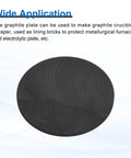 Round Graphite Block Disk Ingot Pro Grade Graphite Electrode Plate Sheet 100 By 5 Millimeter For Melting Casting And Electrolysis