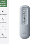 Remote control for Hunter 52 inch Indoor Ceiling Fan and Remote Control, Embrook Matte Black Ceiling Fan, 55150, with light dimming.
