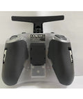Back view of Pocket EdgeTX Gimbal Transmitter For FPV Drones with Hall Effect Joystick and foldable antenna.