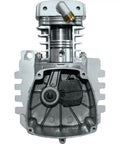 Rock Solid Cast Iron 2HP Big Bore Air Compressor pump showing internal components and design for efficient airflow.