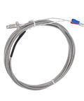 Heavy Duty K Type Screw Probe Thermocouple Temperature Sensor With Reinforced Shielded Cable for accurate heat tracking.