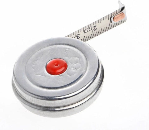 Heavy Duty Retractable Tape Measure With Self Locking Belt Loop Clip And Strong Magnetic Hook For Fast Woodworking Construction On Professional Job Sites And Home Outdoor Renovations, showing tape measure casing and extended tape.