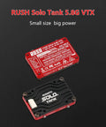 Solo Tank 5.8G VTX Video Transmitter CNC Shell 1.6W with Built In Microphone for RC FPV Long Range Fixed Wing Drone 48CH