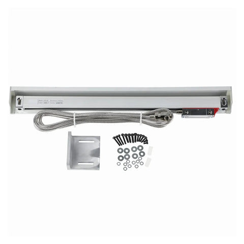 Rock Solid Digital Caliper Ruler With Bright LCD Screen And Linear Scale Encoder Complete 3 Axis Milling Lathe Toolkit components with connectors and hardware.