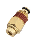 Easy Install 1/4 Inch NPT Manual Air Compressor Drain Valve Replacement Fits Most Air Tanks, durable brass body, close-up view