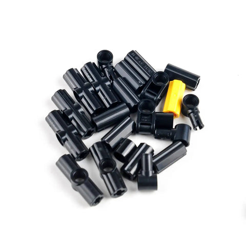 Hands On 5 Speed Manual Transmission Model Kit With Differential Gear And Wave Box parts close-up view, black components