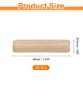 Fifty Pieces Wooden Dowel Pins Three Eighths Inch By One And Three Quarters Inches Grooved Fluted Dowels For Woodworking Furniture Making Craft Projects DIY, 10mm x 45mm wooden dowel
