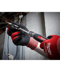 Hands holding Thirteen In One Cushion Grip Screwdriver Set With Eight Driver Bits And Four Nut Drivers for use
