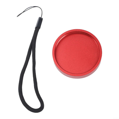 Rugged CNC Anodized Aluminum Telescope Dust Cover With Red And Black Protective Cap For Camera Lenses And Focusing Mounts Built To Last Rust Free