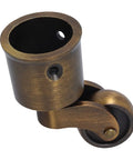 Rcniso Precise Round Cup Caster, Silent Heavy Duty Caster, Diameter Swivel for Furniture, Zinc Alloy Material close-up view.