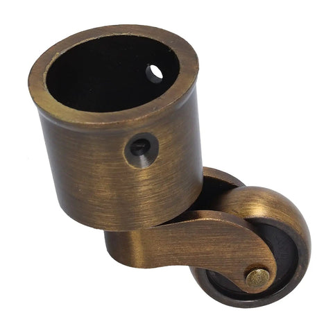 Rcniso Precise Round Cup Caster, Silent Heavy Duty Caster, Diameter Swivel for Furniture, Zinc Alloy Material close-up view.