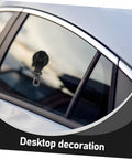 Heavy Duty Cup Hooks 4 Pack With Suction Anchors For Camping And Outdoor Travel, installed on car window