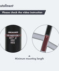Beefed Up Suspension Seatpost For Bike With 40mm Travel and Adjustable Rebound No Clamp Included Minimum Insertion Mark