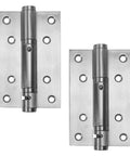 Self Closing Stainless Steel Door Hinges For Interior And Exterior Doors, Heavy Duty Bearing Hinges With Smooth Movement shown