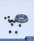 Get The High-Performance F6801 Hybrid Ceramic Bearing With Si3N4 Balls And Steel Rings For Smooth Motor Spindle Action In Industrial Jobs, 12x21x5mm.