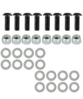 Heavy Duty Rear Bed Channel Stiffeners For 2005 To 2021 Toyota Tacoma With 9 Gauge Steel Hardware including bolts and washers.