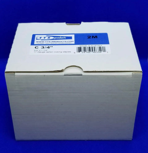 Heavy Duty Steel C Staples Clamping Corrugated Boxes No Sweat Sealing Two Thousand Count Warehouse Shipping Gear Bulletproof Packing Fasteners Lock It Down Guaranteed