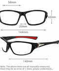 Full Lens Readers Wrap Around Sport Magnifying Safety Glasses With Photochromic Lenses For Men Black Blue Frame 1.5 Diopter