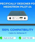 Power Cord Kit For AirSense 11 CPAP Backup Power And Travel Use With Pilot 24 Lite Cable Kit showing compatibility features.