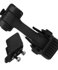Heavy Duty Black Rubber Toggle Latch For Truck Tool Box With Spring Catch Seal Keeps Gear Safe From Dust And Rain For Outdoor Mods, showing angle with spring mechanism.