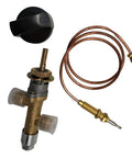 Propane Gas Fire Pit Safety Valve With Thermocouple And Knob For Flame Safe Operation Flame Failure Device Low Pressure Shutoff