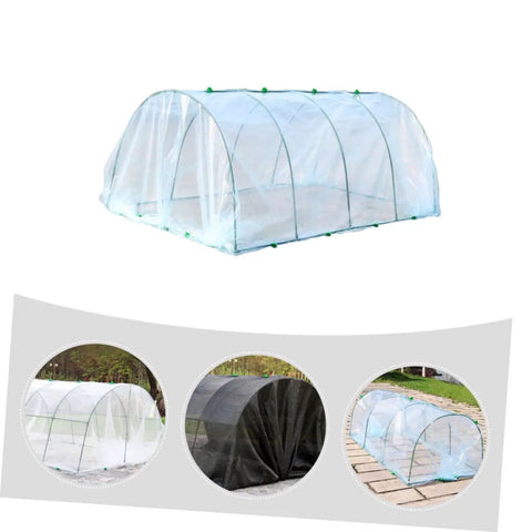 Greenhouse Support Bracket And Plant Cover Kit For Raised Beds All Season Rainproof Frost Shield Outdoor Indoor Garden Accessory Durable Plastic Material Easy DIY Setup Options