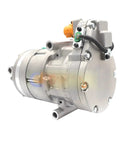 Heavy Duty Electric Ac Compressor For Hyundai Kona Kia Niro Ev Replace 97701K4000 HES33 showing detailed side view with fittings.
