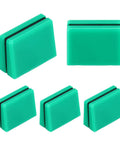Universal Fader Knobs For DJ Controllers And Mixers Green Black Rubber Replacement Caps Slider Potentiometer 5 Pack