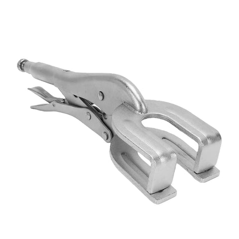 Aumotop Heavy Duty U Shaped Welding Clamp Pliers Made From Premium Steel for precise metalwork, featuring locking jaws.