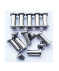 Pack of 10 stainless Folding Knife Bracket Bolts and Lock Shaft Rivets for DIY Knifemaking Pivot Pins and EDC Screw Fasteners