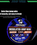 0.01mm Insulated Jump Wire spool with product details for motherboard fingerprint sensor repair and phone chip conduction