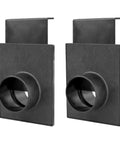 Two And A Half Inch Blast Gate Set For Dust Collectors, Heavy Duty 2 Pack, Easy Fit For Two And A Half Inch ID Hoses Or Ports