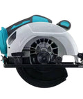 Cordless Mini Chainsaw Lightweight One Hand Electric Pruner Battery Powered Outdoor Cutter close-up view showing blades and motor.