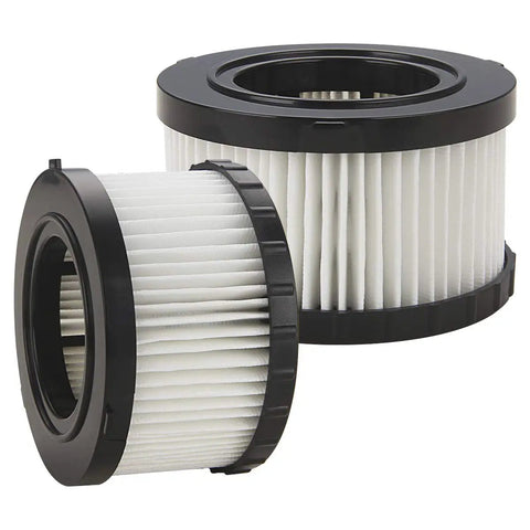Replacement Vacuum Filter 2 Pack For DC5151H DC515 DCV517 Wet Dry Vacuum showing front and side view of the filters