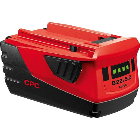 B 22 5 2 Li Ion Battery Pack for Cordless Tools Red Beefy Power Pro Grade with Fast Charge and Drop In Fit design