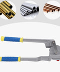 Pocreations 180 Degree Manual Pipe Bender Tool 3 In 1 Lever Tube Bender for bending 1/4 3/8 1/2 Inch OD Copper Aluminum pipes.