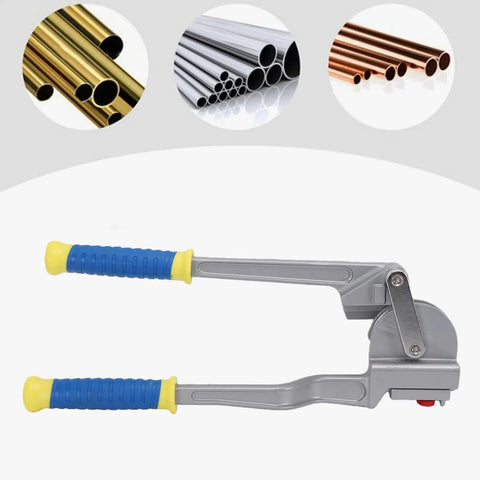 Pocreations 180 Degree Manual Pipe Bender Tool 3 In 1 Lever Tube Bender for bending 1/4 3/8 1/2 Inch OD Copper Aluminum pipes.