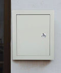 Weatherproof Outdoor Electrical Junction Box With Beefy Rugged Iron Enclosure And Mounting Plate Dustproof And Waterproof Exterior Panel Box