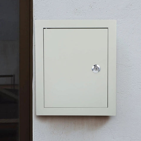 Weatherproof Outdoor Electrical Junction Box With Beefy Rugged Iron Enclosure And Mounting Plate Dustproof And Waterproof Exterior Panel Box