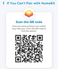 QR code troubleshooting for Smart Light Switch With HomeKit Siri Alexa Google Assistant And SmartThings 2.4Ghz Wi Fi Neutral Wire