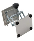 Premium Stainless Steel Manual Router Lift Table Featuring 100mm Vertical Travel And Slick Fine Tuning Controls for precise adjustments.