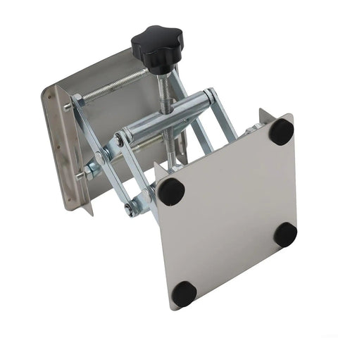 Premium Stainless Steel Manual Router Lift Table Featuring 100mm Vertical Travel And Slick Fine Tuning Controls for precise adjustments.