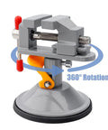 Dope Mini Drill Press Vise With Suction Cup 360 Degree Rotating Walnut Clamp Adjustable Jaw Vise For Jewelry Making