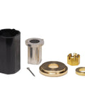 Propeller Hub Kit For Yamaha Outboards And Stern Drives With V-4 And V-6 Gear Case 1980 Newer Aluminum Prop Compatibility Includes Drive Sleeve Cotter Pin Aft Adapter Forward Thrust Washer Nut Spacer components displayed.