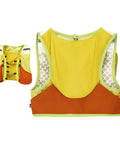 Back view of Trail Ready Hydration Running Vest with lightweight pack and breathable mesh back ventilation.