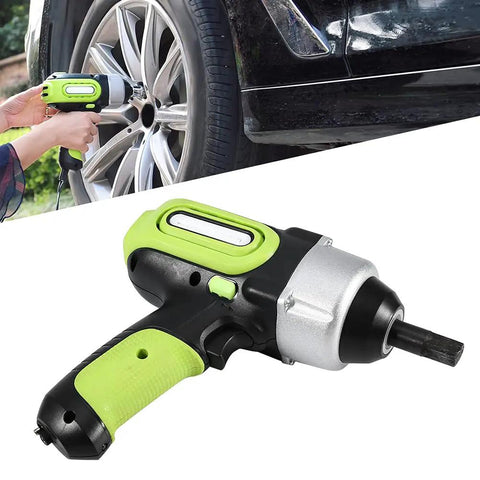 Brilluxa 12V Electric Impact Wrench With 420Nm Torque, Compact Tire Change Tool For Lug Nut Removal, High Power Automotive Repair Kit, Portable Wheel Socket Bit Set For Car And Bike Emergency Service